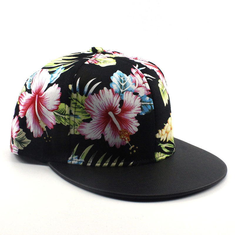 Women's Beach Style Hip Hop Hat Flat Brim