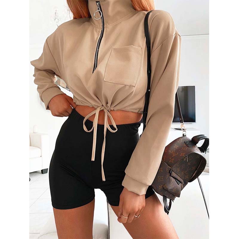 Short Streetwear Sexy Hoodie