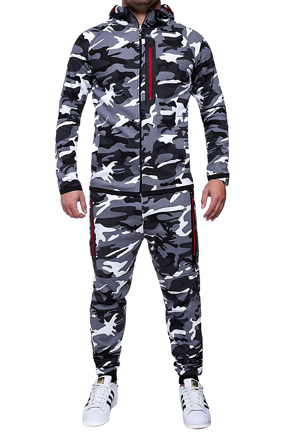 Hoodies camouflage sports suit