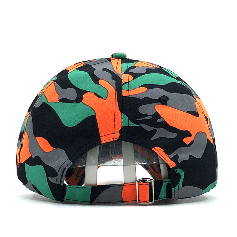 Camouflage Baseball Cap Female Street Trend Hip Hop