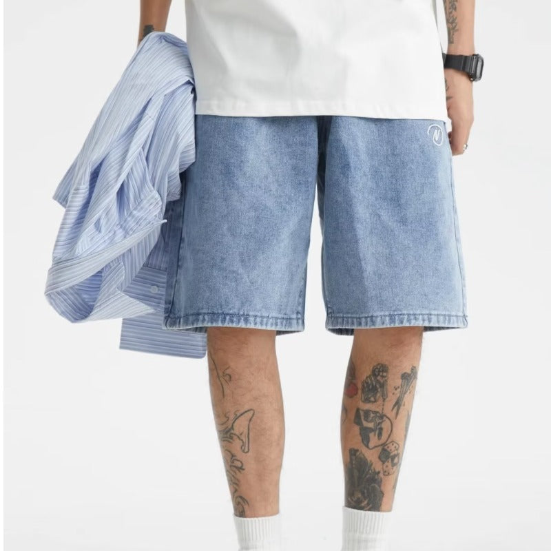 Summer Denim Shorts Men