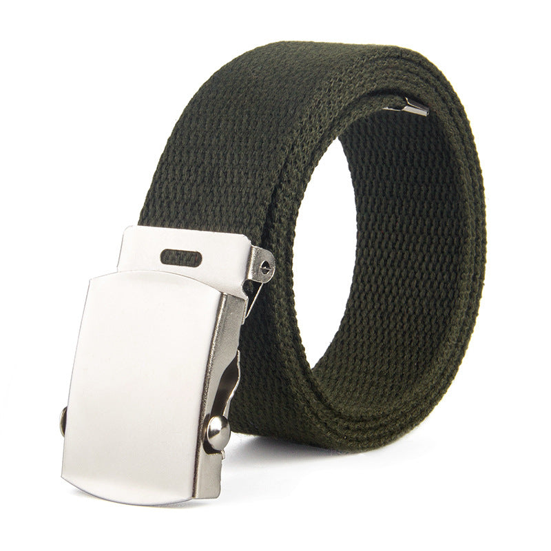 25mm Children's Belt Trendy Fashion Kids Universal Pant Belt Thickened Rolling Buckle Canvas Belt