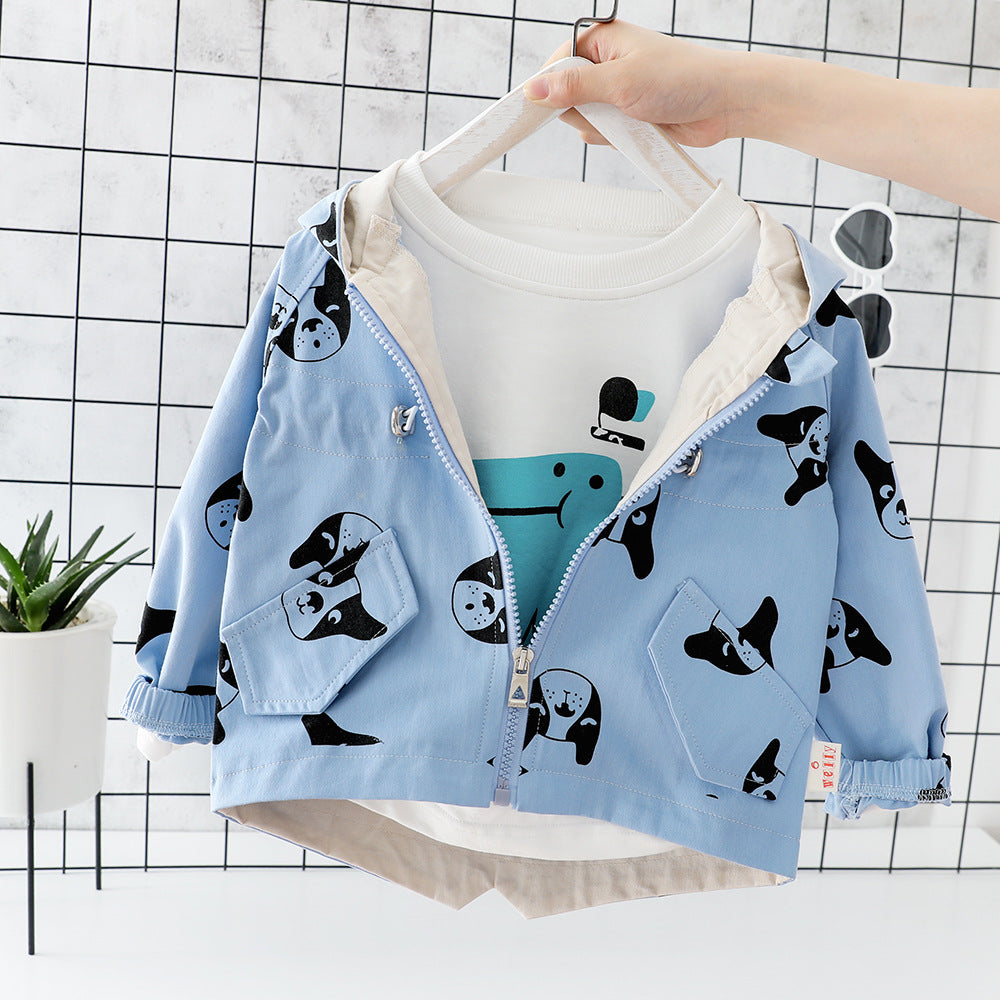 Radish Printed Children Jacket