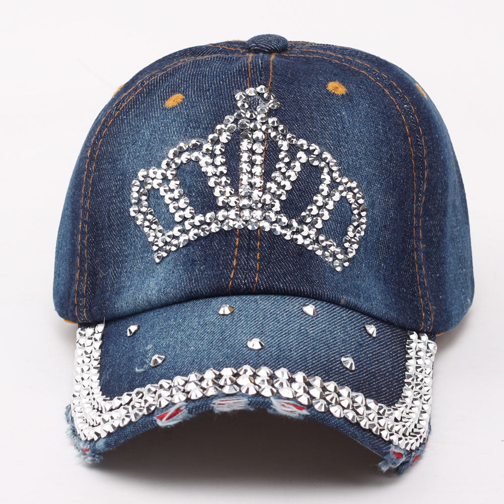 Casual personality diamond baseball cap