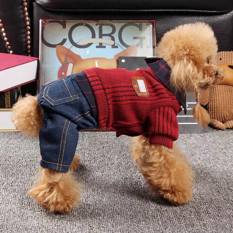 Pet Clothes Wholesale Dog Thick Four Legged Clothes