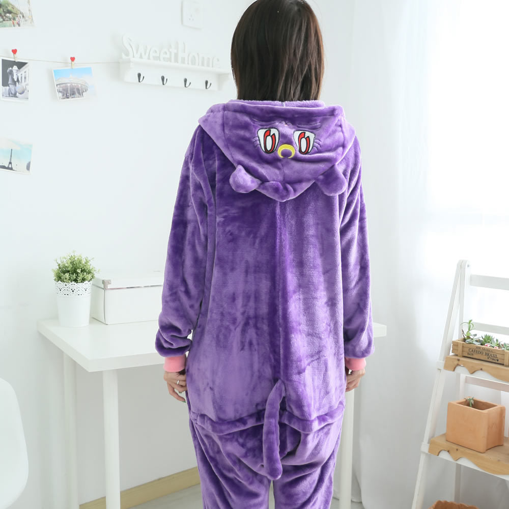 Animal cartoon one-piece pajamas