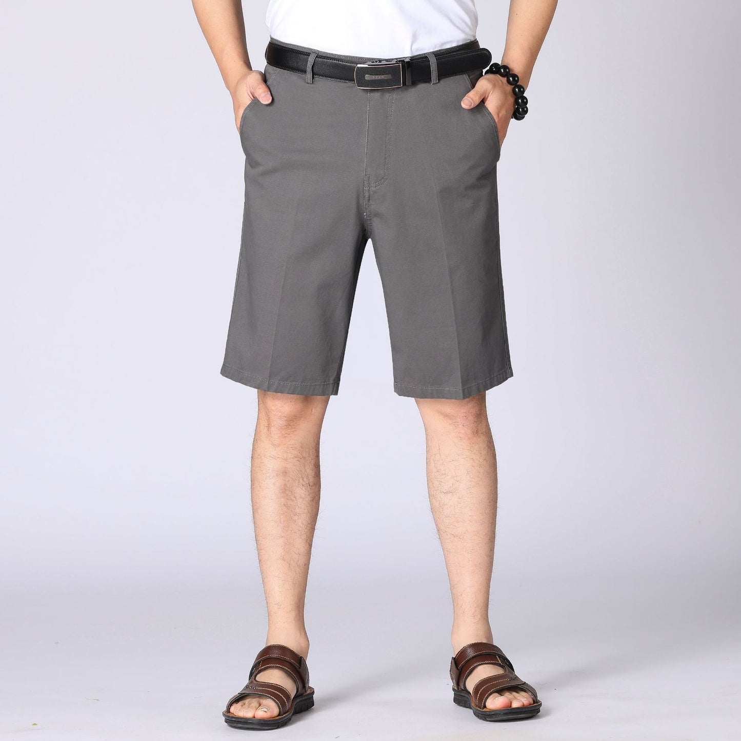 Men's casual loose straight shorts