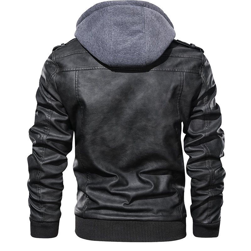 Casual Motorcycle PU Leather Jacket