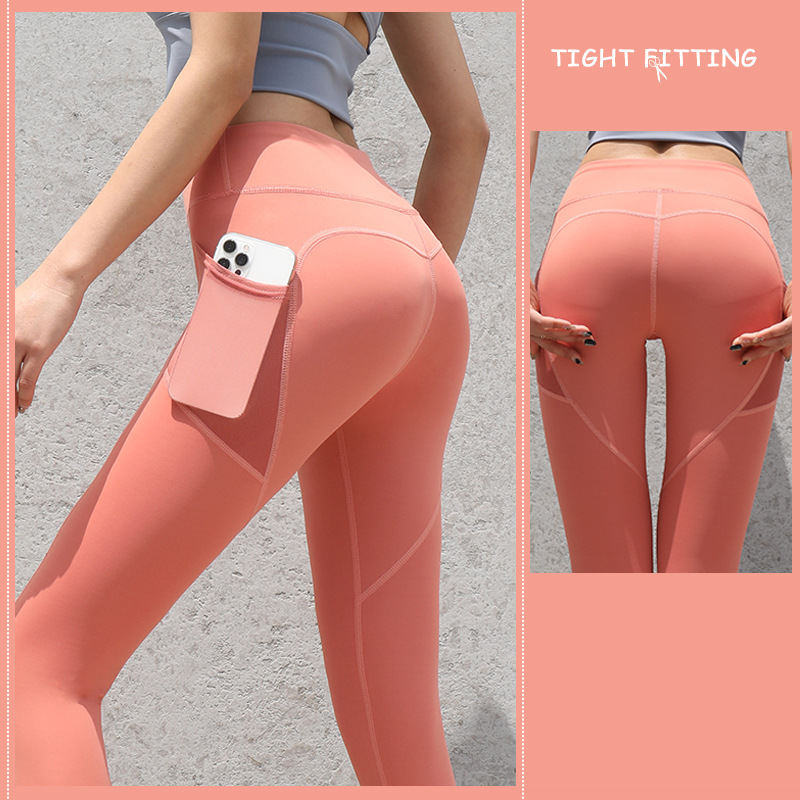 Gym Sport Seamless Leggings With Pockets Push Up High Waist Pants Women Fitness Running Yoga Pants Gym Sport Seamless Leggings