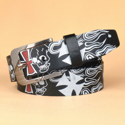 Men's Skull Popular Teenager Belt