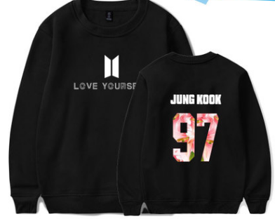 BTS Capless Femmes Hoodies Sweat Bangtan Hip Hop Kpop