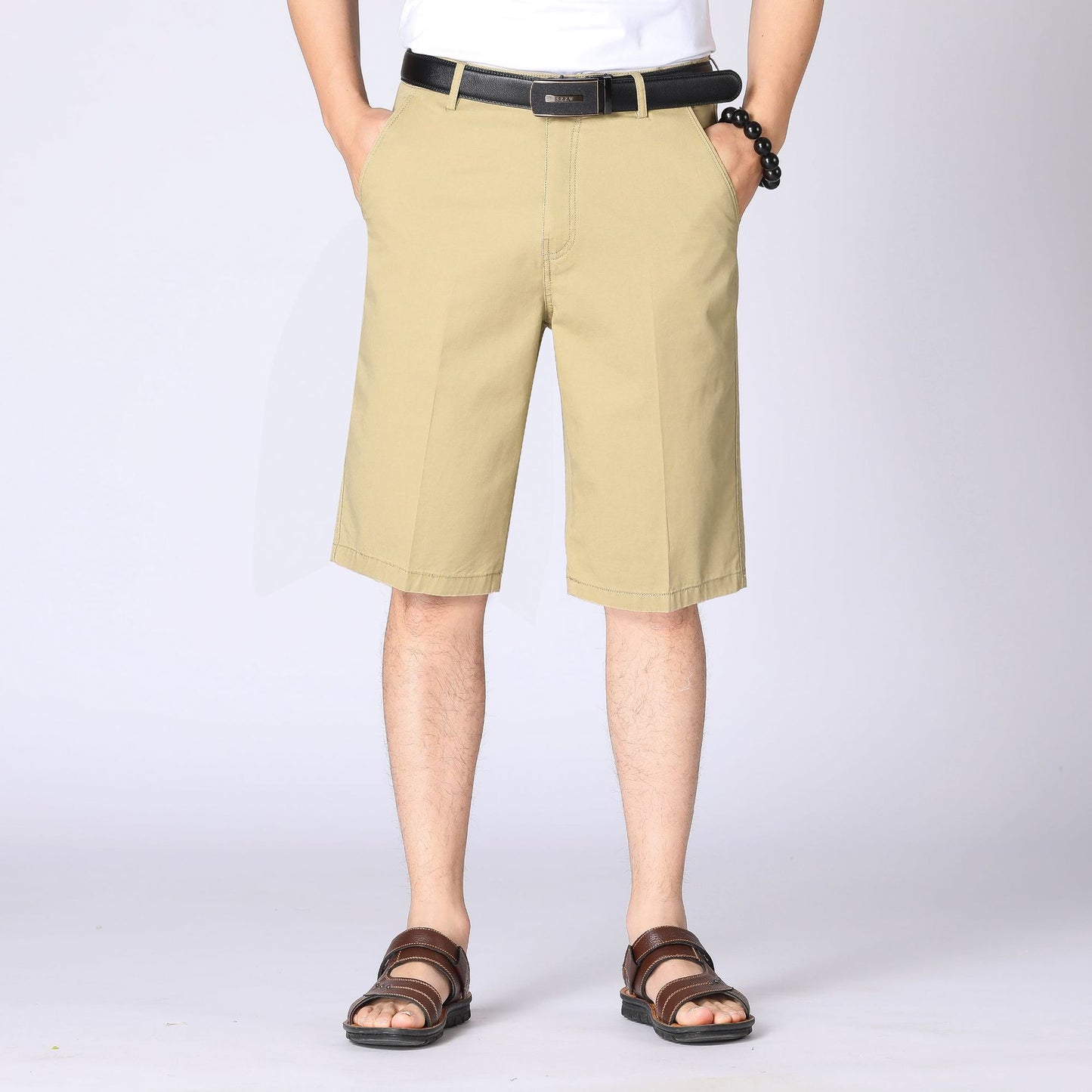 Men's casual loose straight shorts