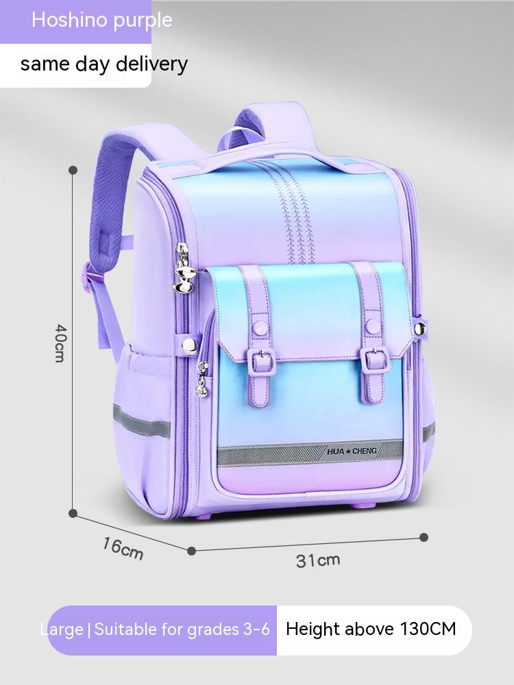 High Quality Student Spine Protection Large Capacity Children's Backpack For Grades One To Three To Six