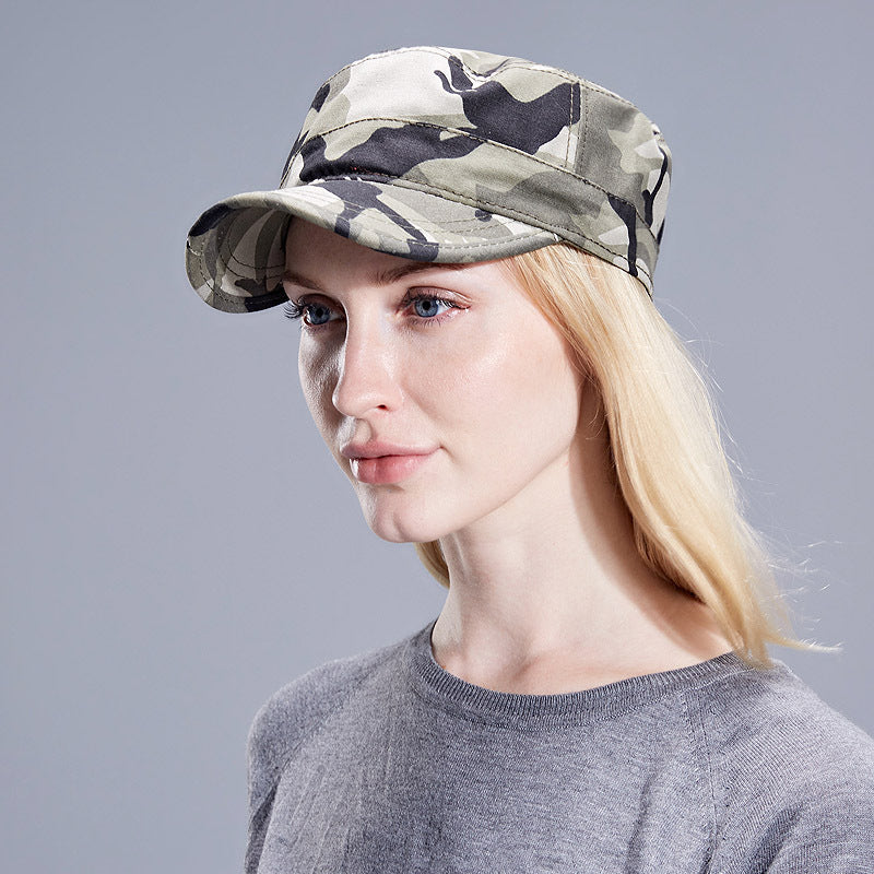 Camouflage sunscreen cap