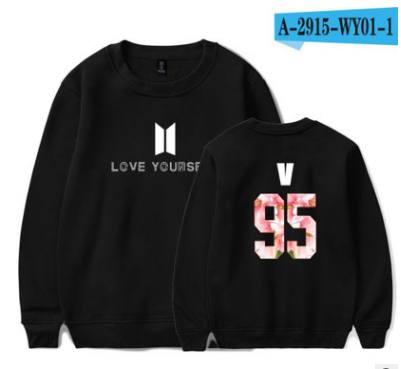 BTS Capless Femmes Hoodies Sweat Bangtan Hip Hop Kpop