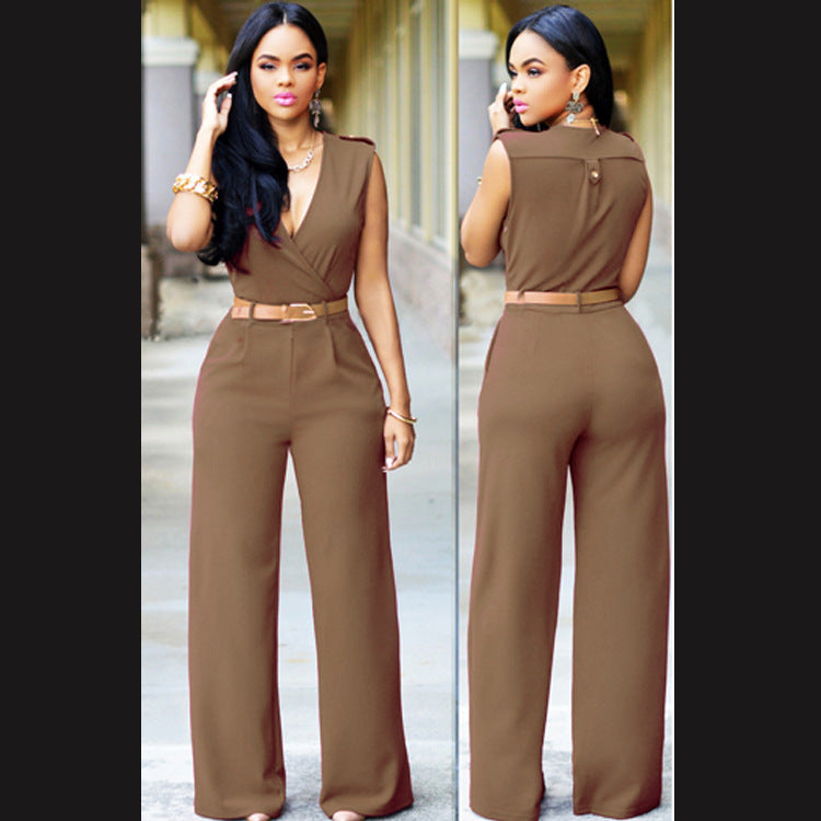 Women Fashion Jumpsuits Pants