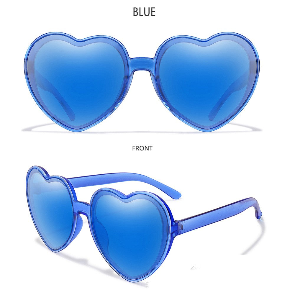 Fashionable Colorful Coated Love Sunglasses