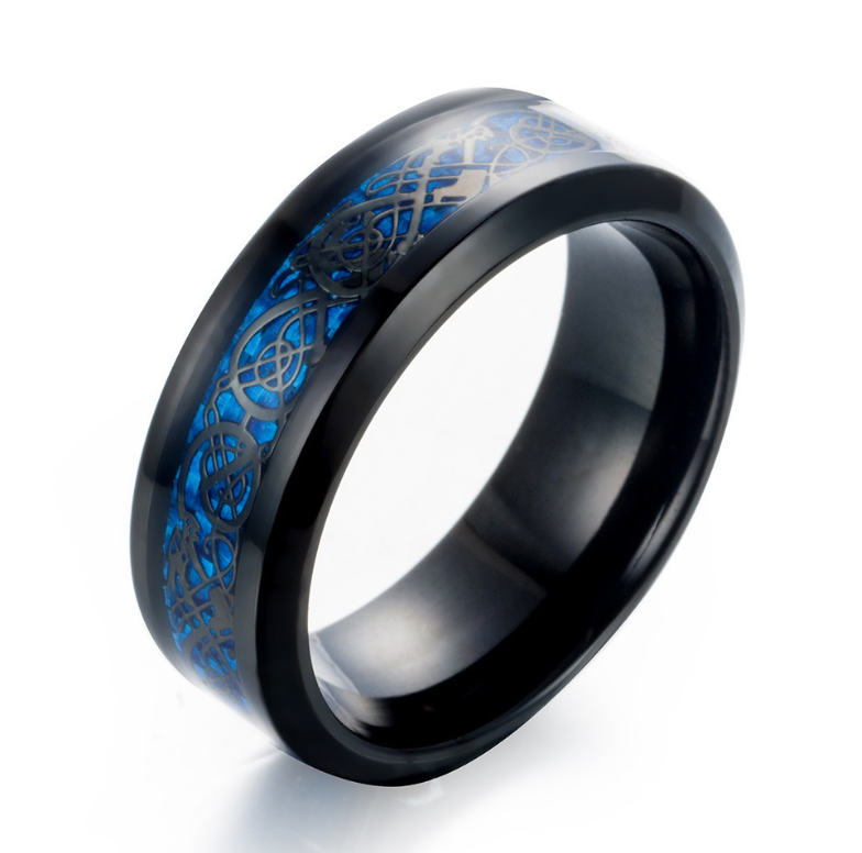 Titanium Steel Dragon Ring