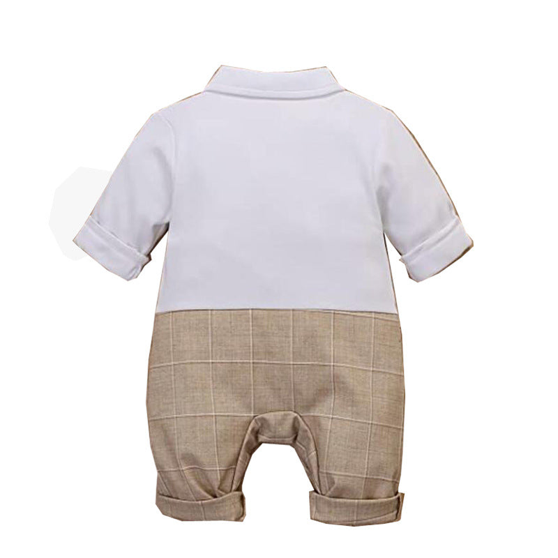 Baby Handsome Polyester Jumpsuit Children Two Pieces