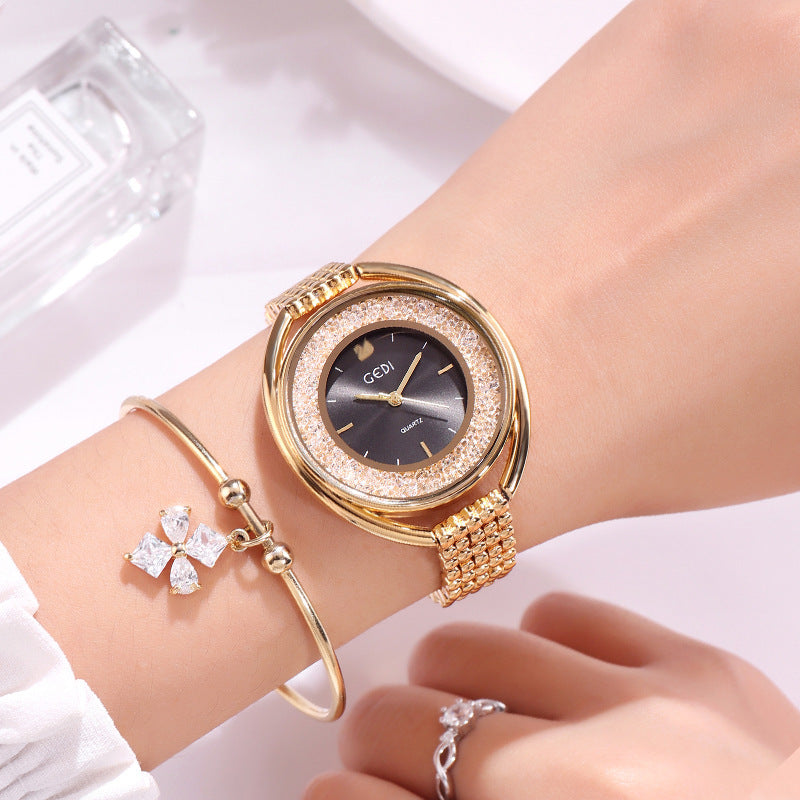 Waterproof Crystal Diamond Watch For Women