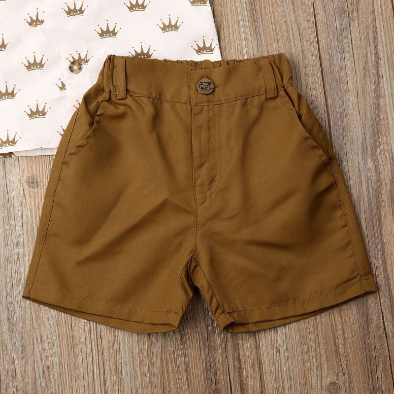 Summer Boy T-Shirt Shorts Sets