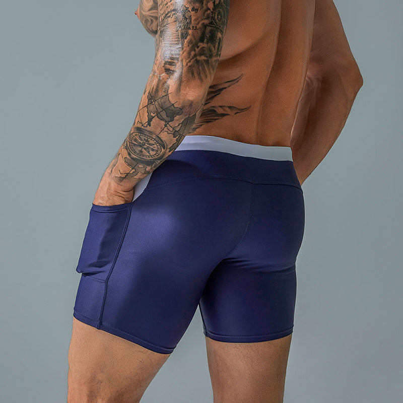 Men's Quick-drying Swimming Pool Beach Boxer Shorts