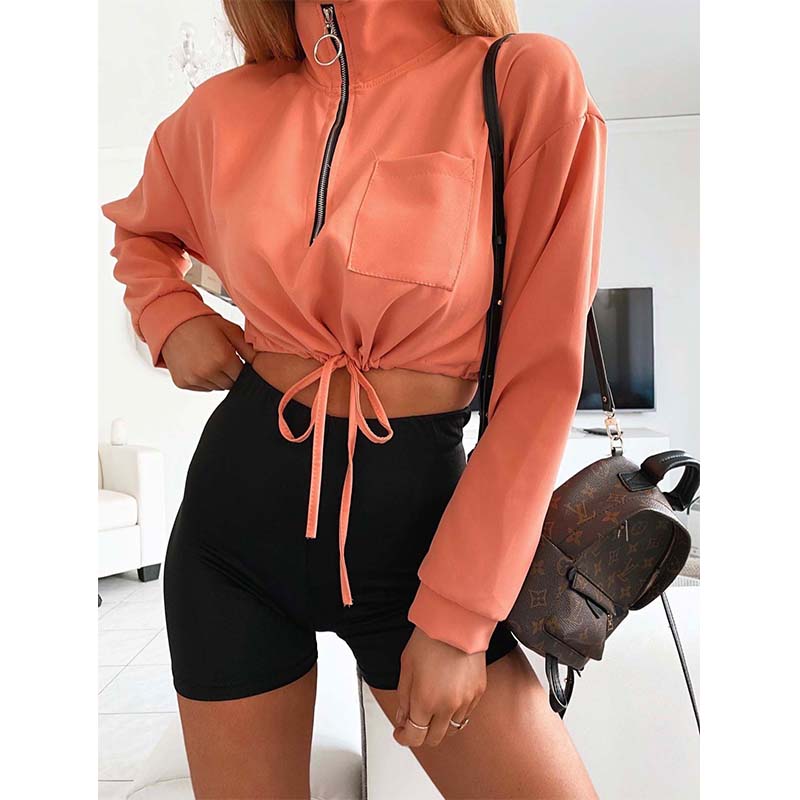 Short Streetwear Sexy Hoodie