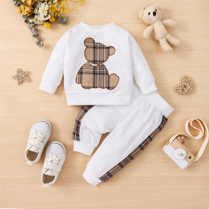 Boy Suit Cartoon Two Piece Set