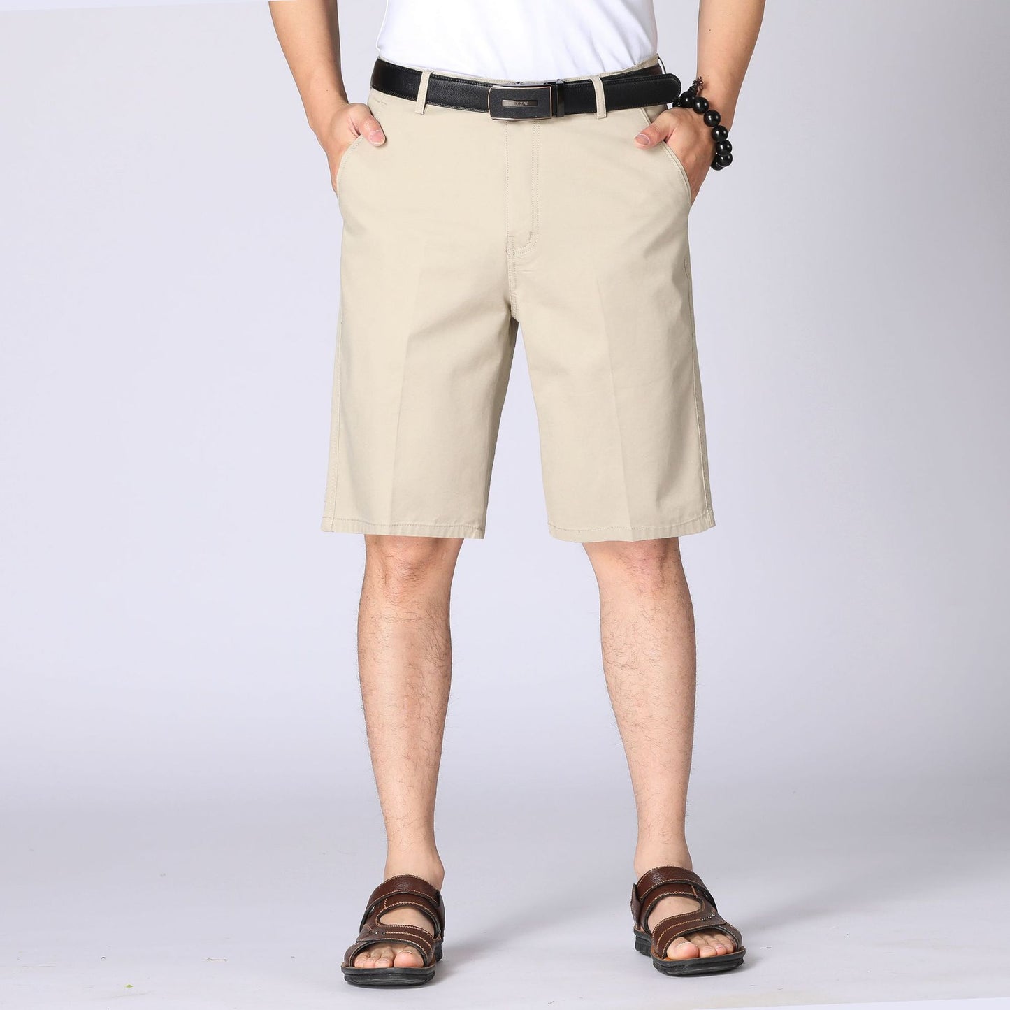 Men's casual loose straight shorts