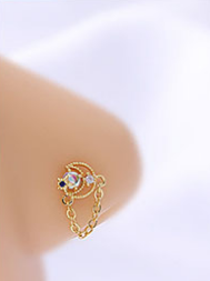 Flower Nose Stud Ring Piercing