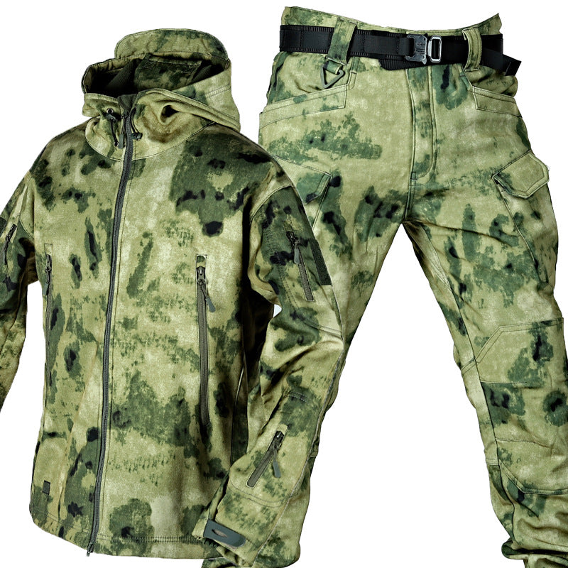 Outdoor Leather Thermal Suit Special Soldier Camouflage