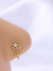 Flower Nose Stud Ring Piercing