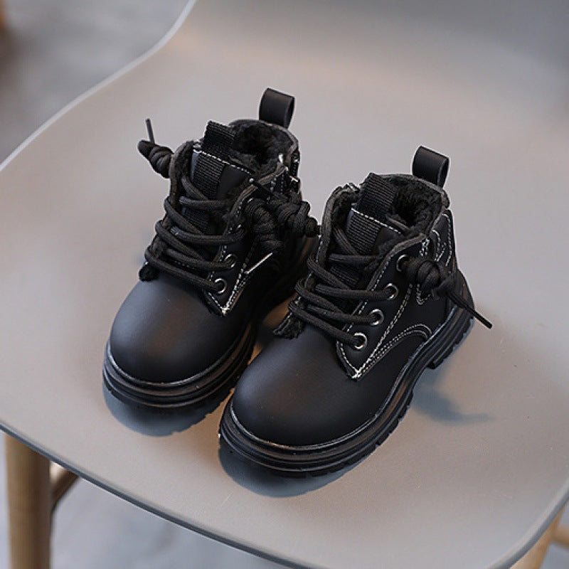 Baby Soft Bottom High-top Thermal Boots