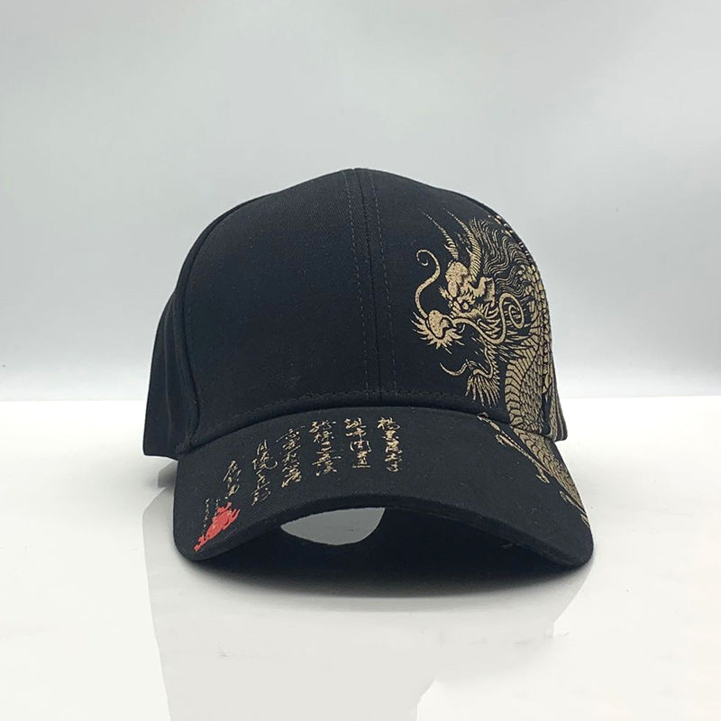 Baseball Cap Chinese Style Fashion Dragon Couple Sun Hat Outdoor