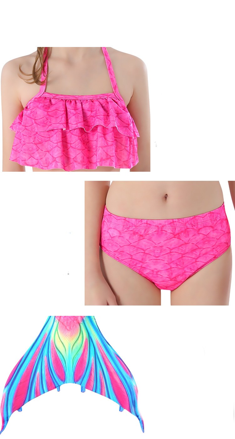 Children's Mermaid Swimwear Bikini Clothing