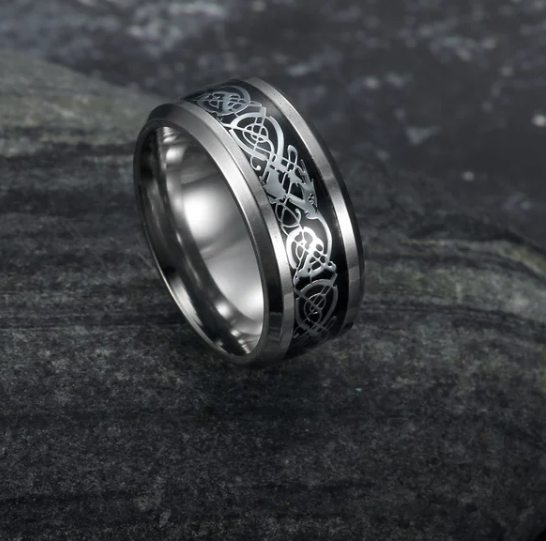 Asgard Crafted Basilisk Scale Wedding Ring