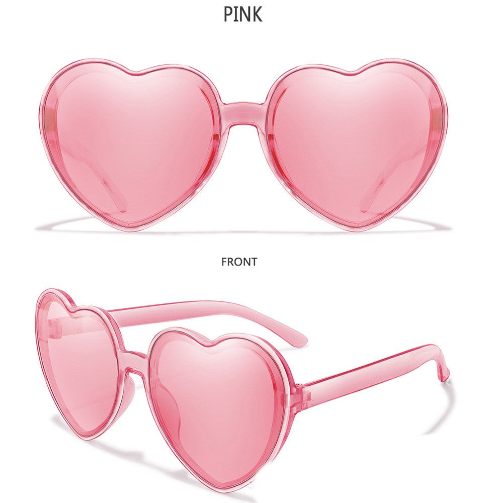 Fashionable Colorful Coated Love Sunglasses