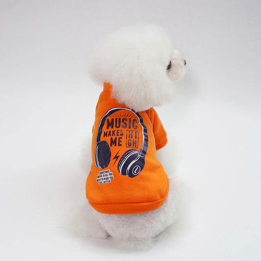 Dog Winter Pet Clothes Brushed Hoody