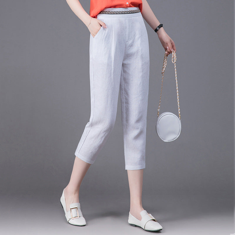 Loose Harem Linen Pants