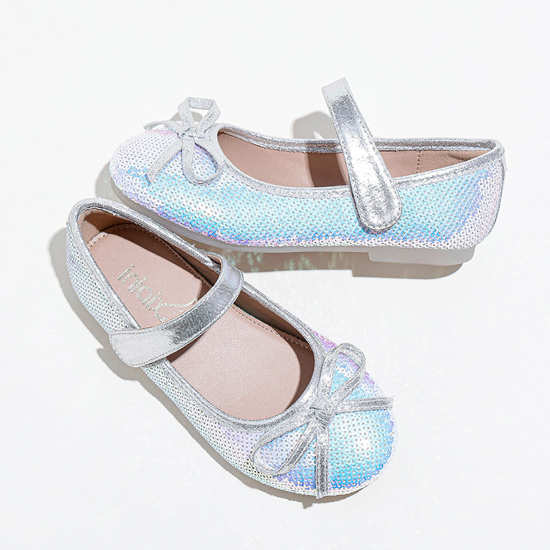 Sequined Princess Shoes With Soft Sole