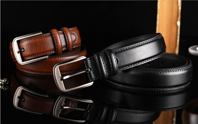 Boy's Leather Needle Buckle Casual Belt