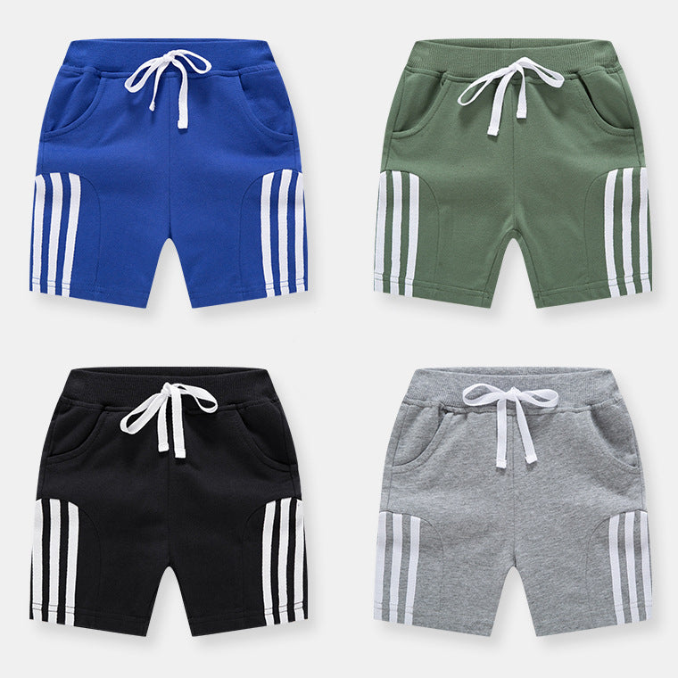 Children's Shorts Boys' Five-point Casual Pure Cotton Pants