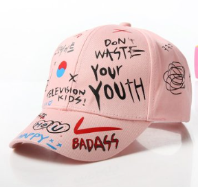 New WHAT Graffiti Baseball Cap Hip Hop Tide Hat Summer Travel Shade Caps Men Women Outdoor Sports Casual Hats Snapback Hats Gorr