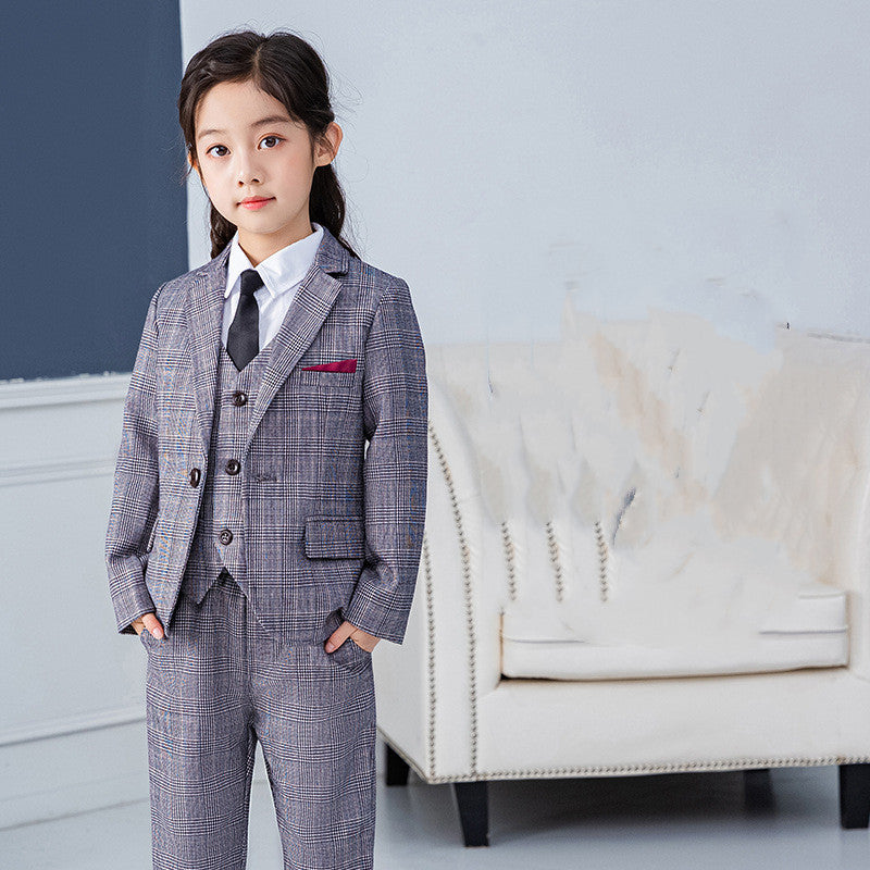 Girls' Little Suit Suit Little Girl Temperament Stage