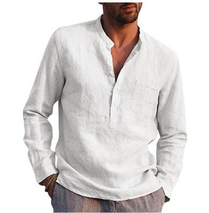 Vintage Kurtas Button Linen Shirts