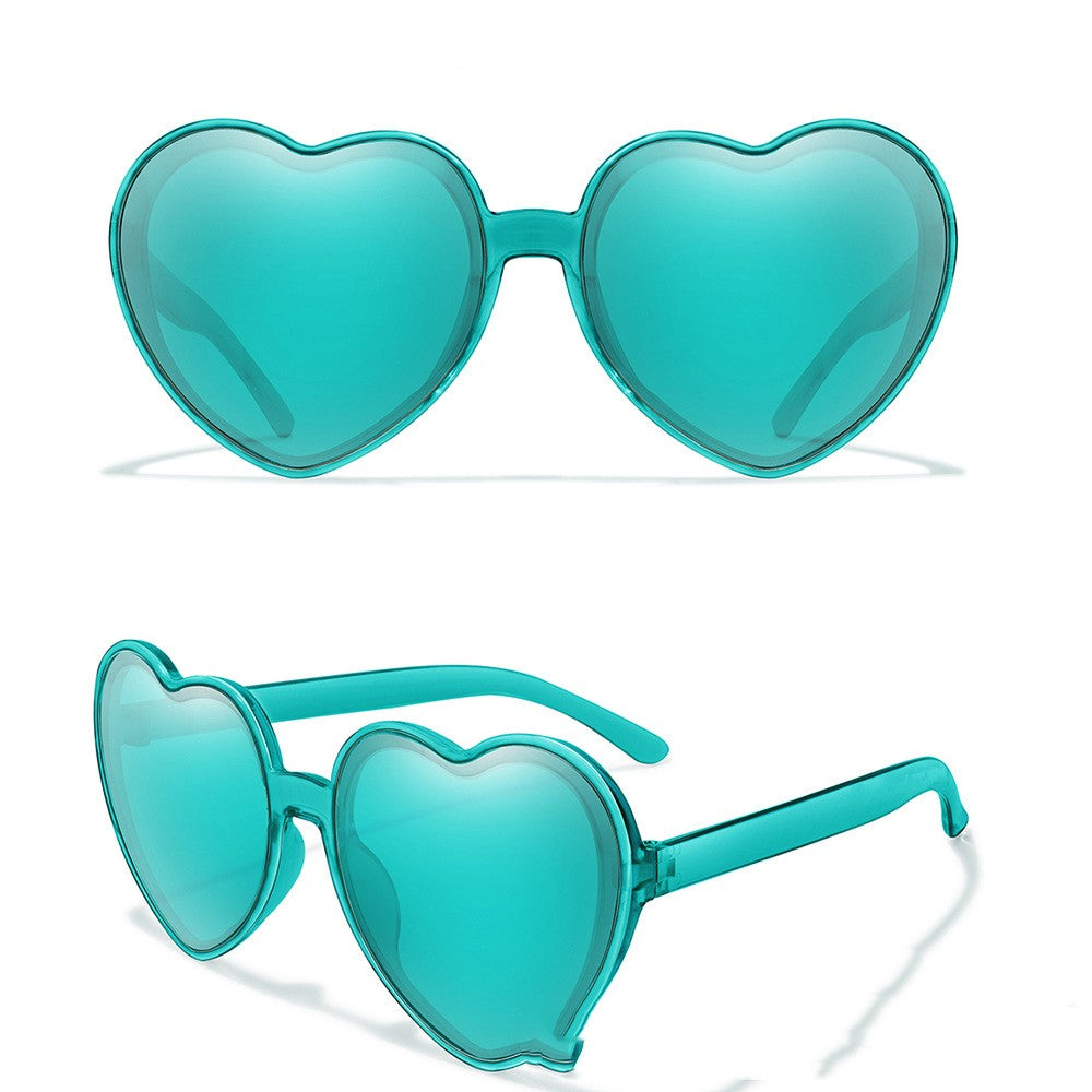 Fashionable Colorful Coated Love Sunglasses