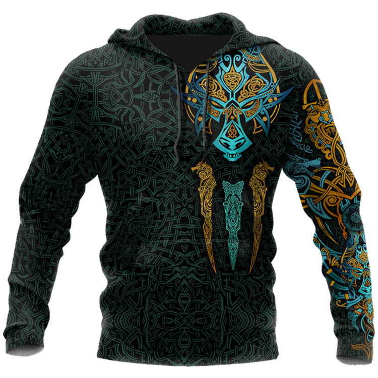 Hoodies For Men Cool Animal-print Street