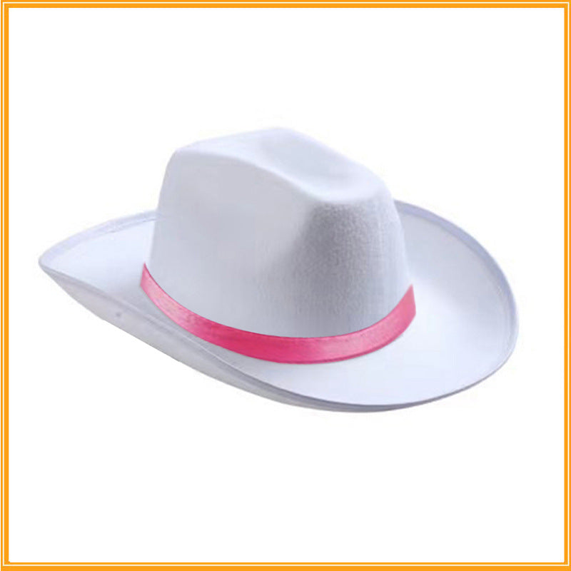 Western Cowboy Hat Ribbon Series String Clip