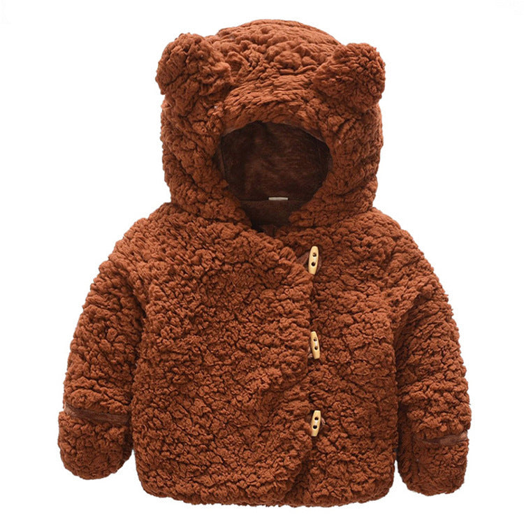 Fluffy Warm Winter Jackets For Kids