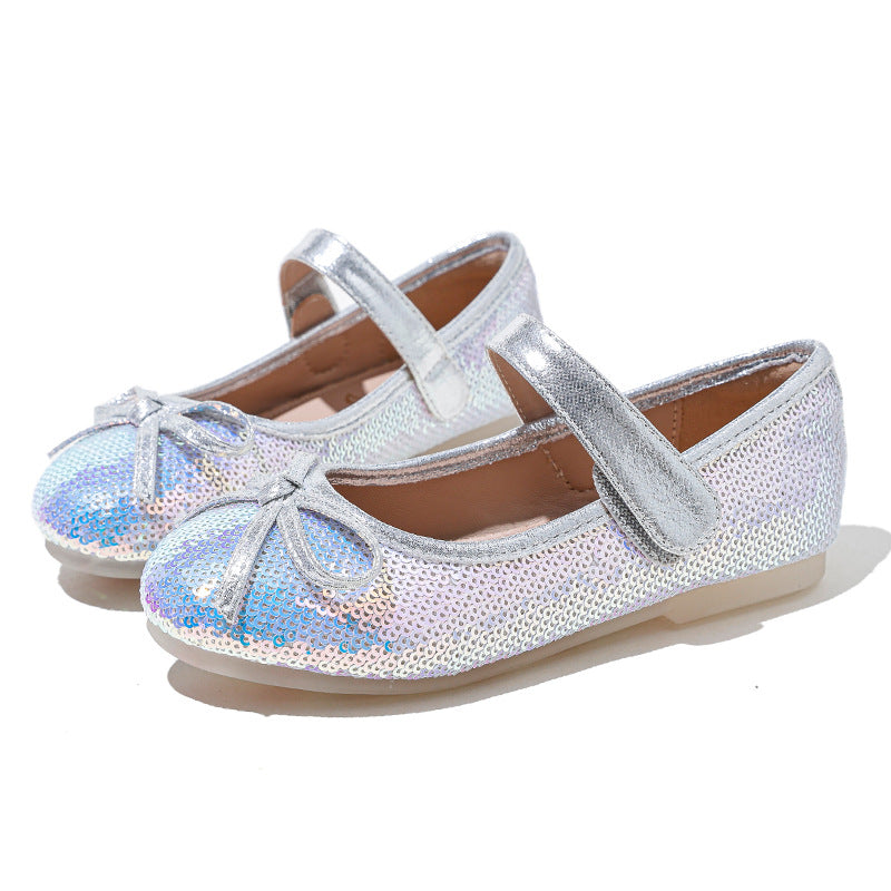 Sequined Princess Shoes With Soft Sole